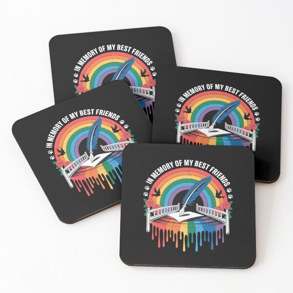 Item preview, In Memory Of My Best Friends Rainbow Bridge Beloved Pet Loss designed and sold by ShelFisher.