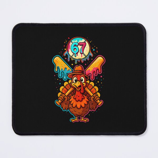 Item preview, Funny Turkey Baseball Ice Cream Number 67 Six Seven 6 7 Meme designed and sold by MOHITSALVI.