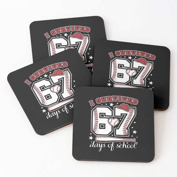 Item preview, I Survived 67 Days Of School Baseball Player Teacher Student designed and sold by MOHITSALVI.