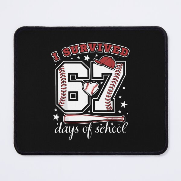 Item preview, I Survived 67 Days Of School Baseball Player Teacher Student designed and sold by MOHITSALVI.