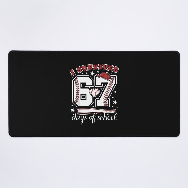 Item preview, I Survived 67 Days Of School Baseball Player Teacher Student designed and sold by MOHITSALVI.