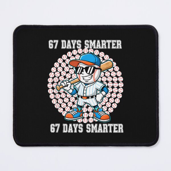 Item preview, 67 Days Smarter Baseball Student Boys Kids Funny 6 7 Meme designed and sold by MOHITSALVI.