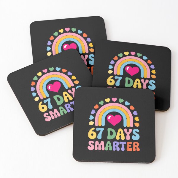 Item preview, 67 Days Smarter Happy Teacher Back To School Celebration designed and sold by MOHITSALVI.
