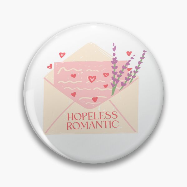 Item preview, Hopeless romantic sticker designed and sold by DesignPMG.
