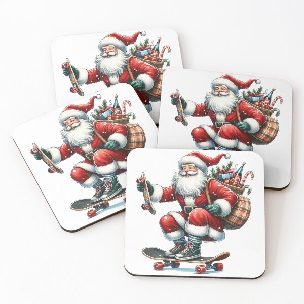 Item preview, Santa Skateboarding designed and sold by clarkfraser.