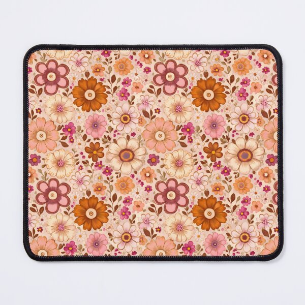 Item preview, Timeless 1960s and 1970s floral charm in a continuous pattern design designed and sold by Clara Fruggeri.