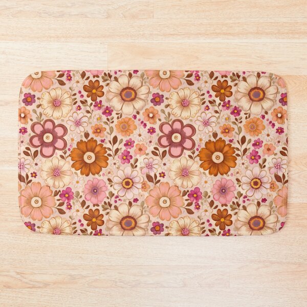 Item preview, Timeless 1960s and 1970s floral charm in a continuous pattern design designed and sold by Clara Fruggeri.