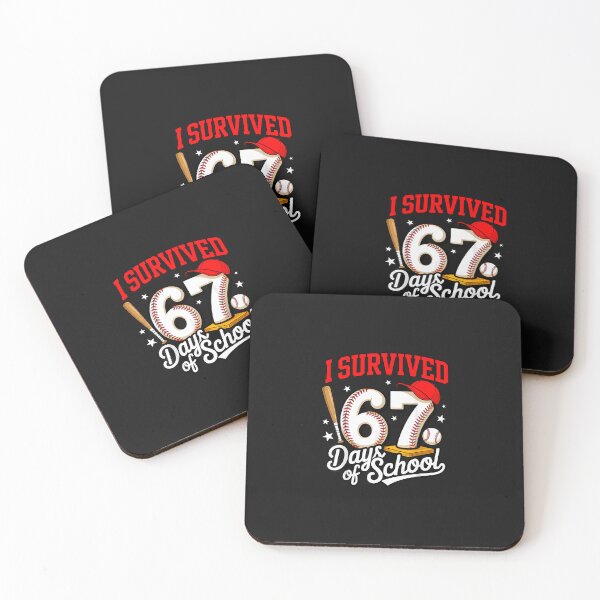 Item preview, I Survived 67 Days Of School Baseball Funny Teacher Student designed and sold by cawtoon.