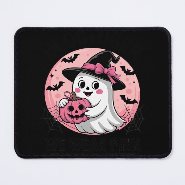 Item preview, in October We Wear Pink Cute Ghost Breast Cancer Halloween designed and sold by Sandrhaus.