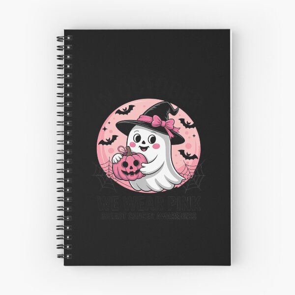 Item preview, in October We Wear Pink Cute Ghost Breast Cancer Halloween designed and sold by Sandrhaus.