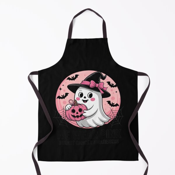 Item preview, in October We Wear Pink Cute Ghost Breast Cancer Halloween designed and sold by Sandrhaus.