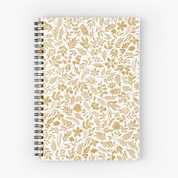 Item preview, Gold Botanical Watercolor Seamless Pattern designed and sold by JoelmaQ.
