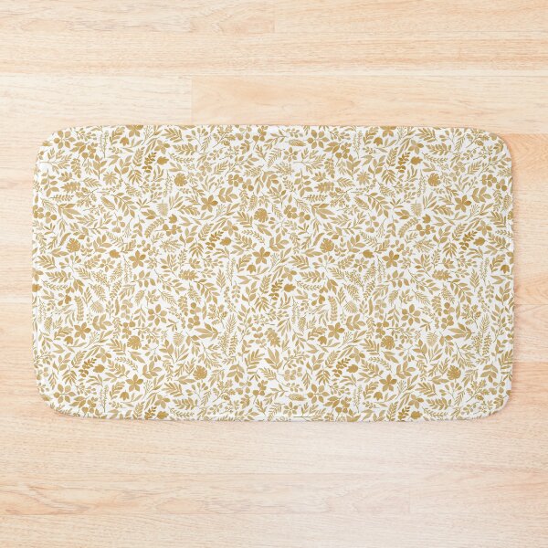 Item preview, Gold Botanical Watercolor Seamless Pattern designed and sold by JoelmaQ.