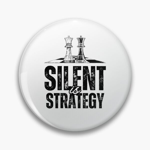 Item preview, Silence Is Strategy Chess T-Shirt designed and sold by Sorcend.