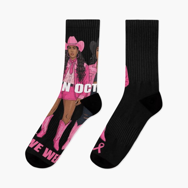 Item preview, In October We Wear Pink Cute Girls Breast Cancer designed and sold by Sandrhaus.