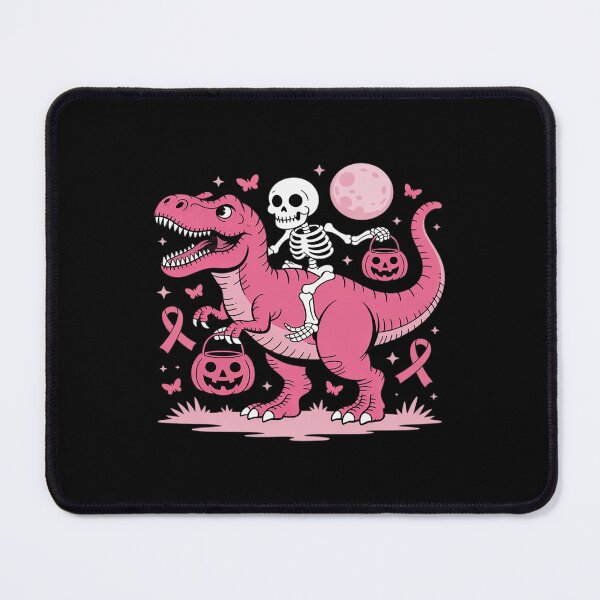Item preview, In October We Wear Pink Dinosaur Breast Cancer Awareness designed and sold by Sandrhaus.