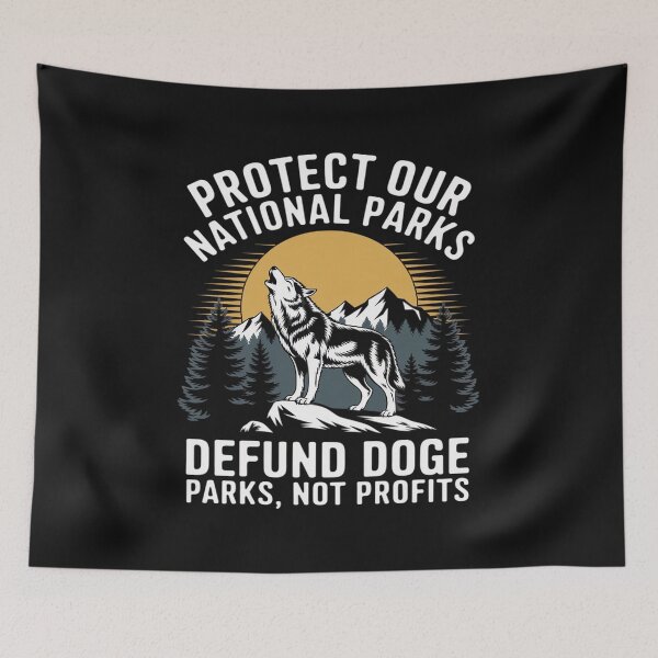 Item preview, Protect Our National Parks Defund Doge Parks Not Profits designed and sold by procionartss.