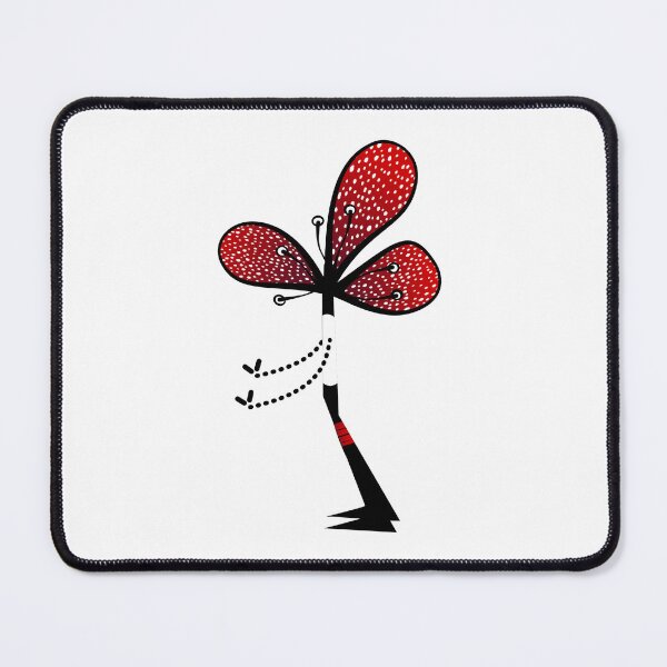 Item preview, Red Flower Guy designed and sold by TanglePatch.