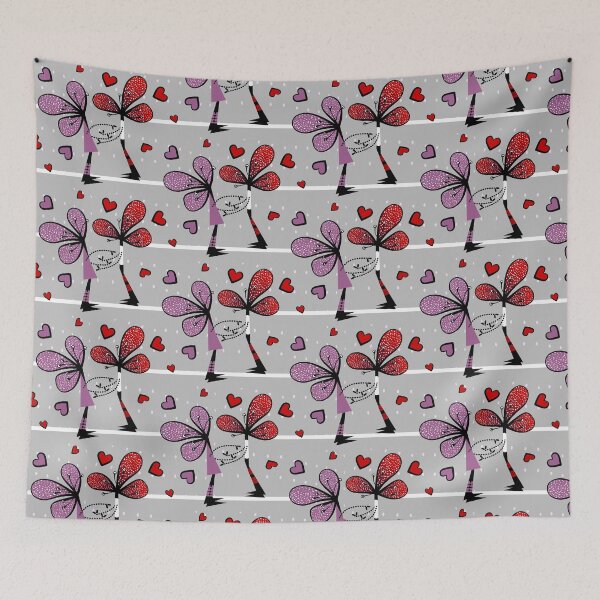 Item preview, Red Flower Guy designed and sold by TanglePatch.
