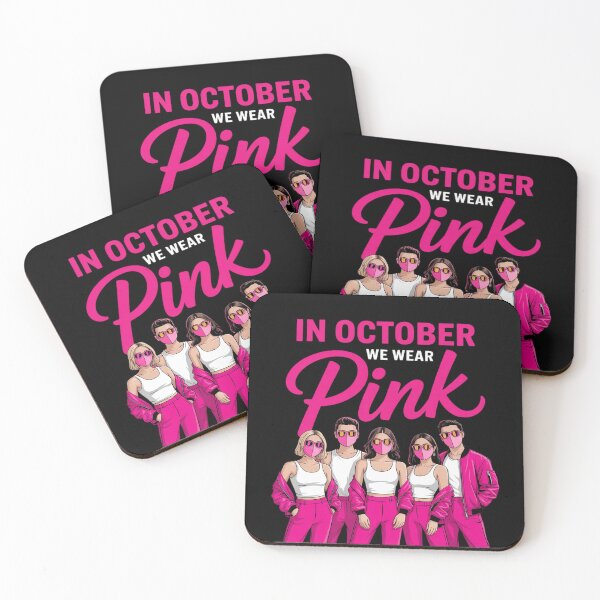Item preview, In October We Wear Pink Horror Breast Cancer Awareness designed and sold by Sandrhaus.