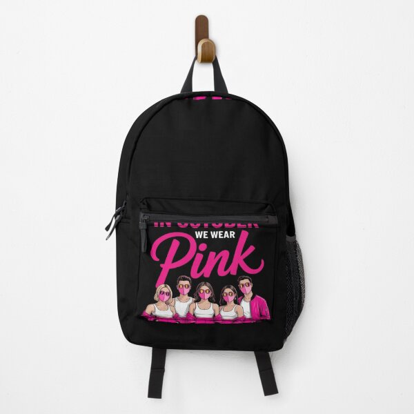 Item preview, In October We Wear Pink Horror Breast Cancer Awareness designed and sold by Sandrhaus.