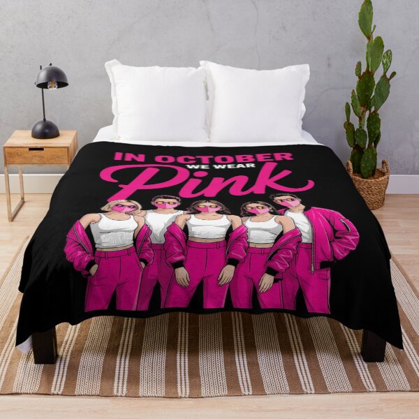 Item preview, In October We Wear Pink Horror Breast Cancer Awareness designed and sold by Sandrhaus.