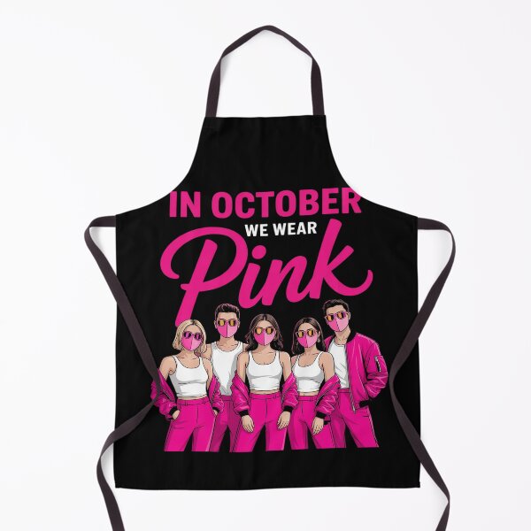 Item preview, In October We Wear Pink Horror Breast Cancer Awareness designed and sold by Sandrhaus.