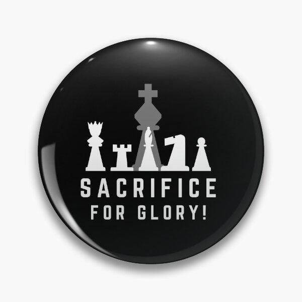 Item preview, Sacrifice for Glory Chess T-Shirt | The Boldest Way to Win designed and sold by Sorcend.