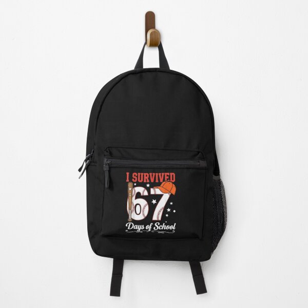 Item preview, Survived 67 Days Of School Funny Six Seven Meme Baseball designed and sold by cawtoon.
