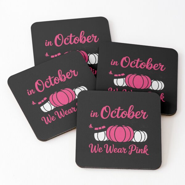 Item preview, in October we wear Pink Pumpkin Halloween Breast Cancer designed and sold by Sandrhaus.
