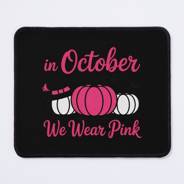 Item preview, in October we wear Pink Pumpkin Halloween Breast Cancer designed and sold by Sandrhaus.