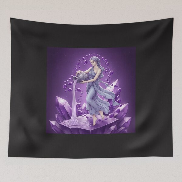 Item preview, Beautiful Purple Aquarius  designed and sold by StarDustMinis.