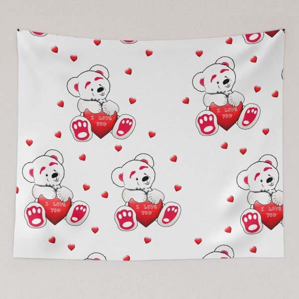 Item preview, TEDDY BEAR WITH A HEART OF LOVE  designed and sold by Tropic Wear Collection.