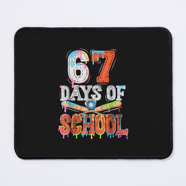 Item preview, 67 Days Of School Baseball Drip Funny Six Seven 67 Meme designed and sold by cawtoon.