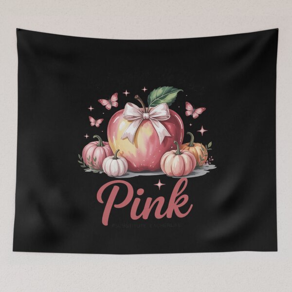 Item preview, in October We Wear Pink Substitute Teacher Breast Cancer designed and sold by Sandrhaus.