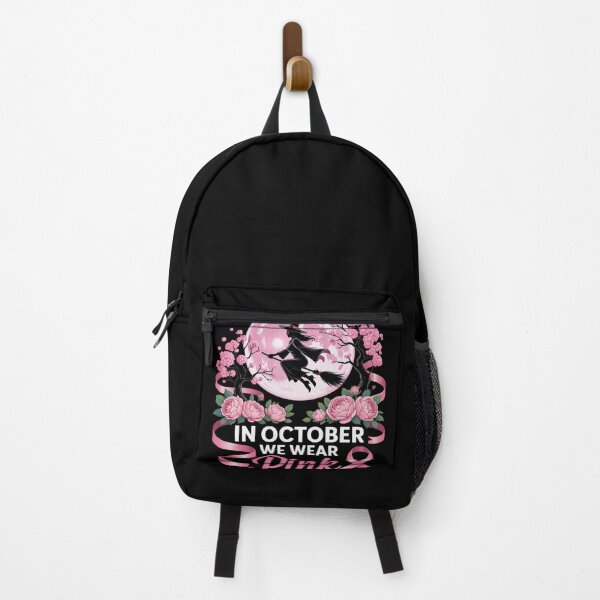 Item preview, in October We Wear Pink Witch Halloween Breast Cancer designed and sold by Sandrhaus.