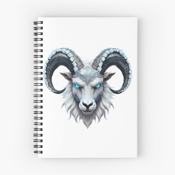Item preview, White Aries Ram with Diamonds  designed and sold by StarDustMinis.