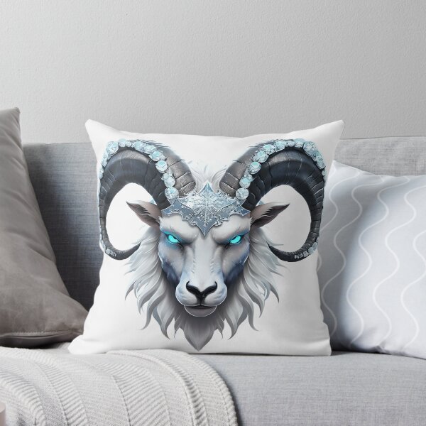 Item preview, White Aries Ram with Diamonds  designed and sold by StarDustMinis.