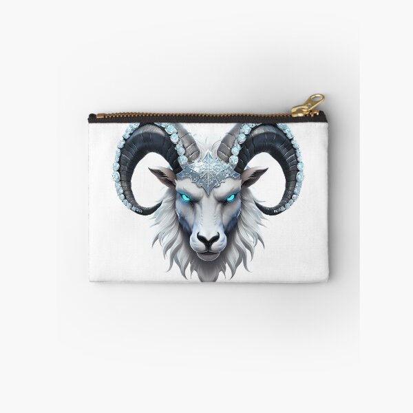 Item preview, White Aries Ram with Diamonds  designed and sold by StarDustMinis.