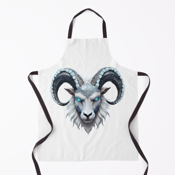 Item preview, White Aries Ram with Diamonds designed and sold by StarDustMinis.