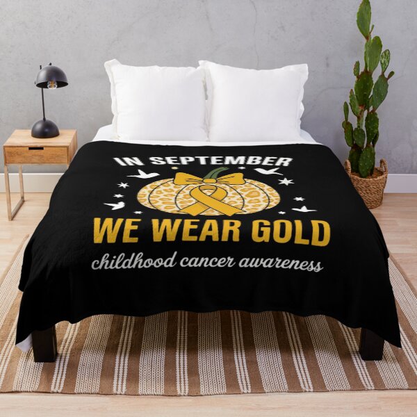 Item preview, In September We Wear Gold Childhood Cancer Awareness designed and sold by Sandrhaus.
