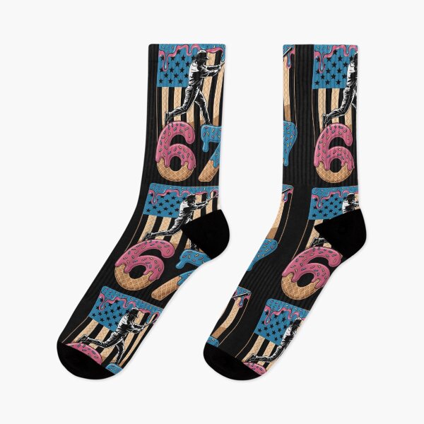 Item preview, Baseball Player 67 Number 67Th Sport Baseball Ice Cream Drip designed and sold by cawtoon.