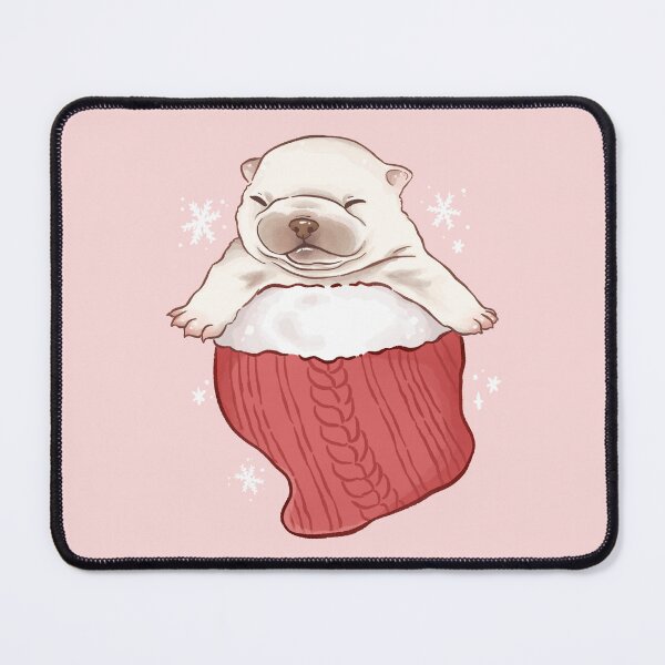 Item preview, Christmas Pibble Puppy in a Stocking designed and sold by Peach Frog.