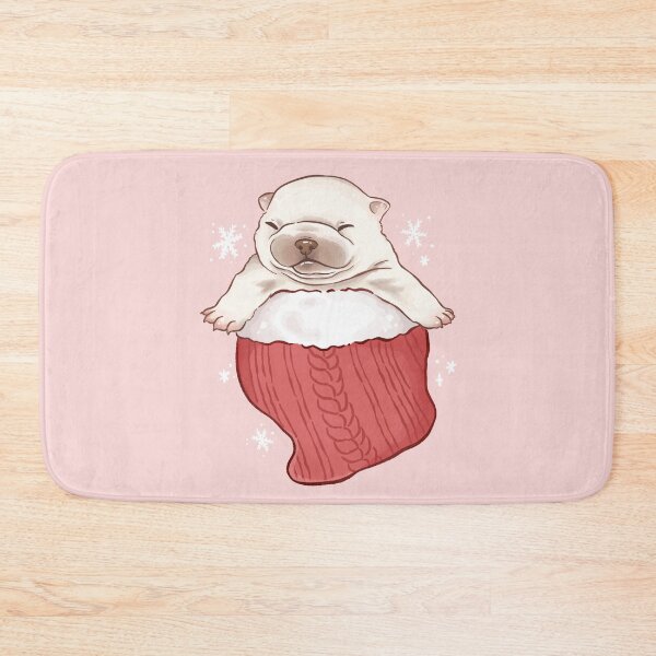 Item preview, Christmas Pibble Puppy in a Stocking designed and sold by Peach Frog.