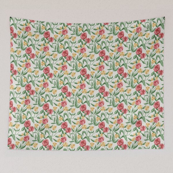 Item preview, Vintage flower pattern designed and sold by LKL-Designs.