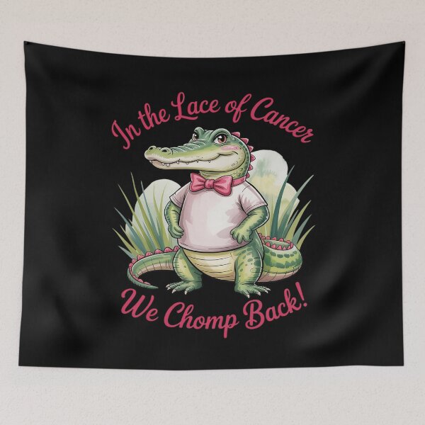 Item preview, in The Lace of Cancer Love Chomp Back Breast Cancer Ribbon designed and sold by ryukaizox1.