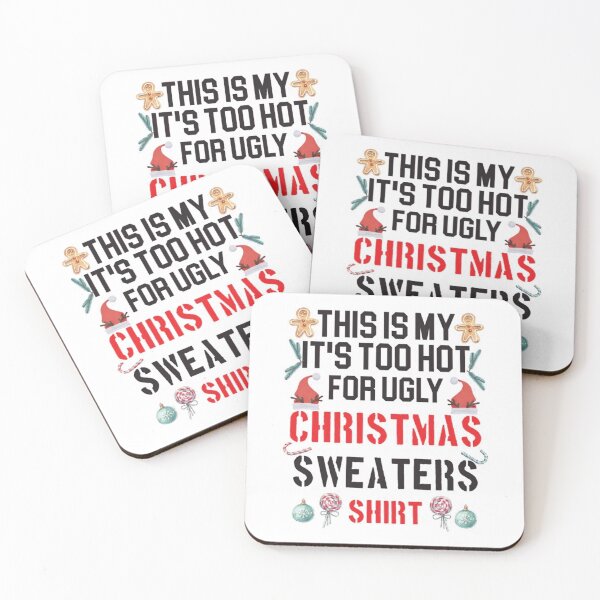Item preview, Christmas Hot Is Too Sweaters For This Funny My Shirt Ugly Meme It's designed and sold by JasonCorvar.