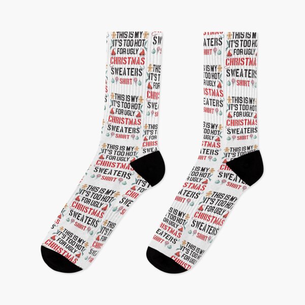 Item preview, Christmas Hot Is Too Sweaters For This Funny My Shirt Ugly Meme It's designed and sold by JasonCorvar.