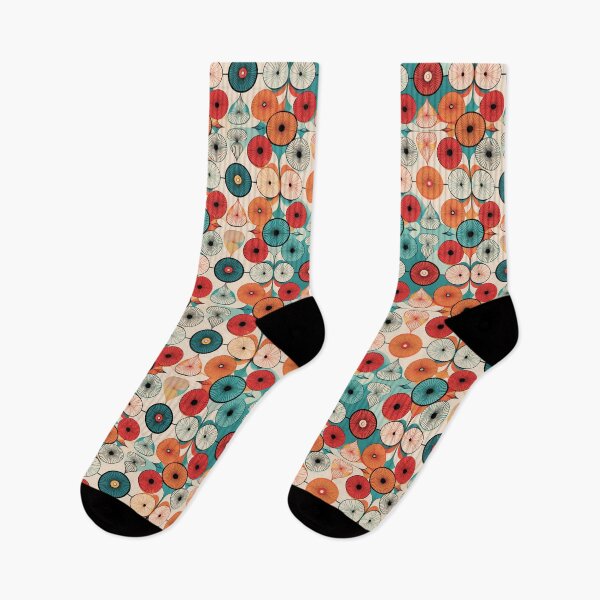 Item preview, Boho mod atomic age pattern design  designed and sold by Clara Fruggeri.