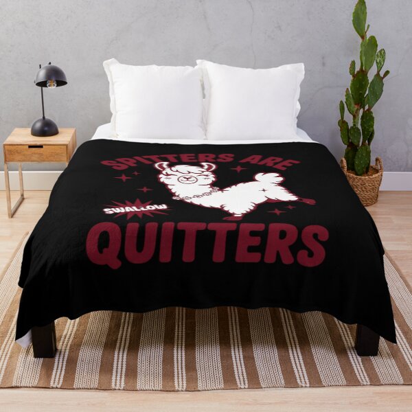 Item preview, Inappropriate Funny Meme Spitters Are Quitters Adult designed and sold by ryukaizox1.